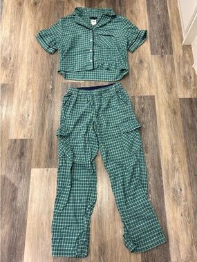 Green Plaid Pajamas